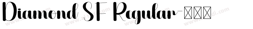 Diamond SF Regular字体转换